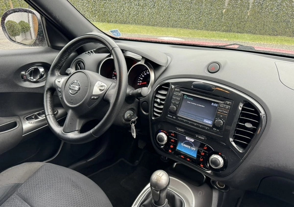 Nissan Juke cena 34900 przebieg: 168324, rok produkcji 2012 z Świerzawa małe 466